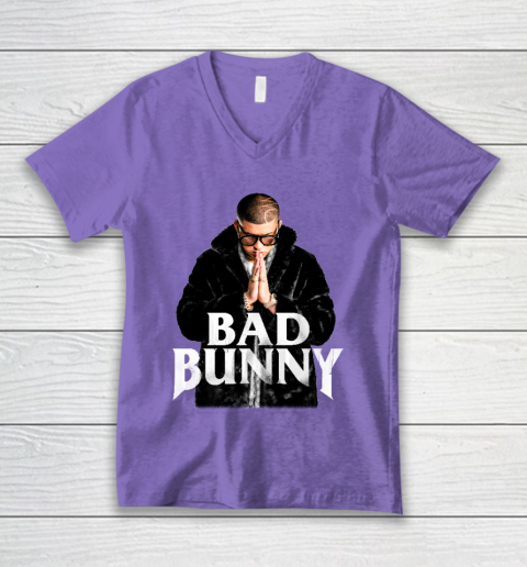 Top Best Design Bad Bunny V-Neck T-Shirt 8