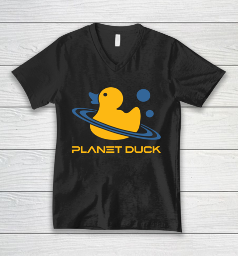 Planet Duck Quackity V-Neck T-Shirt