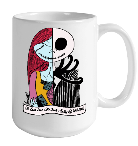 Jack and Sally  Blink 182 I Miss You Color Changing Mug 15oz 2