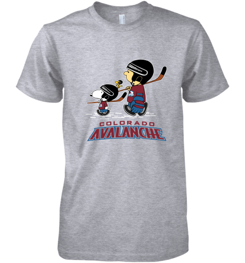 Let's Play Colorado Avalanche Ice Hockey Snoopy NHL Premium Men's T-Shirt