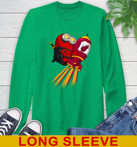 NBA Basketball Miami Heat Deadpool Minion Marvel Shirt Long Sleeve T-Shirt 8