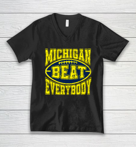 Michigan Beat Everybody V-Neck T-Shirt