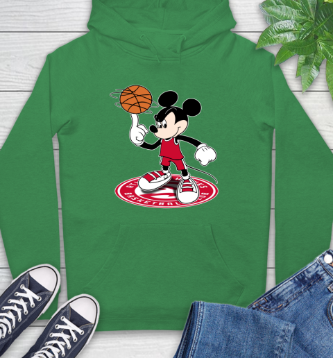 NBA Basketball Atlanta Hawks Cheerful Mickey Disney Shirt Hoodie 8