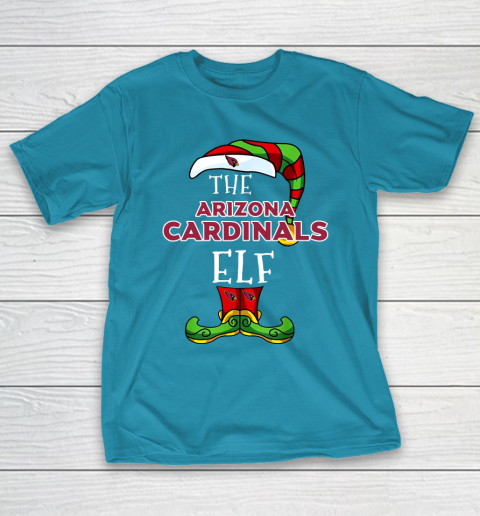 Arizona Cardinals Christmas ELF Funny NFL T-Shirt 7
