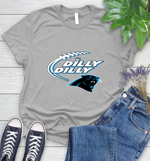 NFL Carolina Panthers Dilly Dilly Football Sports Women's T-Shirt 5