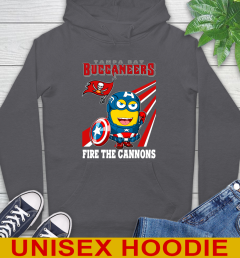 NFL Football Tampa Bay Buccaneers Captain America Marvel Avengers Minion Shirt Hoodie 7