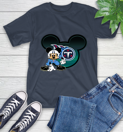 NFL Tennessee Titans Mickey Mouse Disney Football T Shirt T-Shirt 4