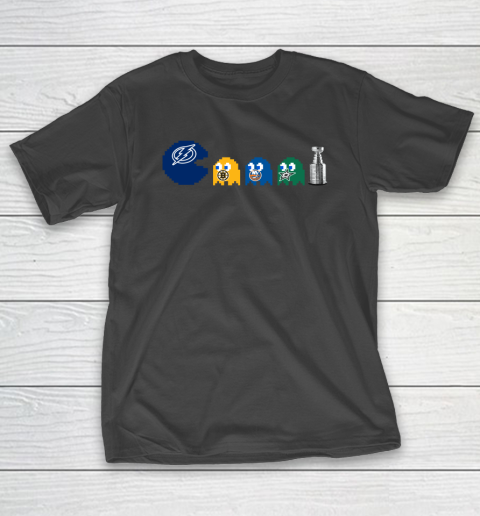 Tampa Bay Lightning x Pacman Create History For Stanley Cup T-Shirt 2