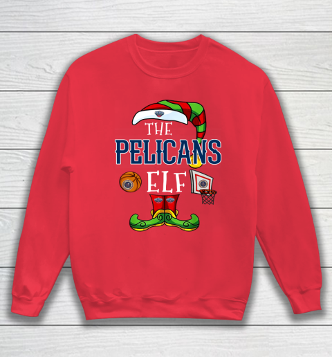 New Orleans Pelicans Christmas ELF Funny NBA Sweatshirt 7