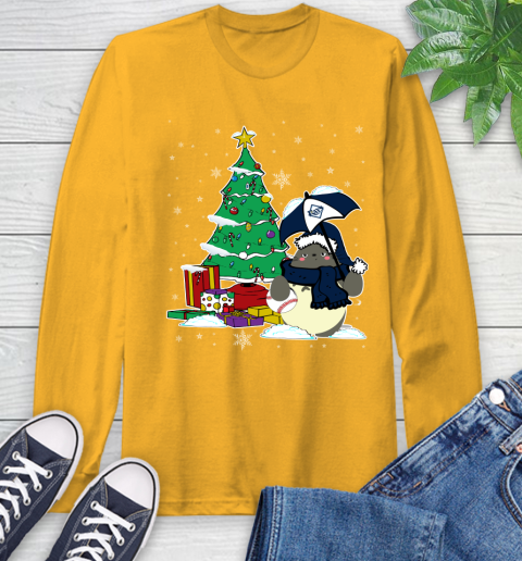 Tampa Bay Rays MLB Baseball Cute Tonari No Totoro Christmas Sports Long Sleeve T-Shirt 2