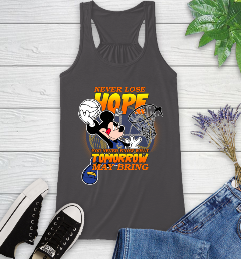 Golden State Warriors NBA Basketball Mickey Disney Never Lose Hope Racerback Tank 11