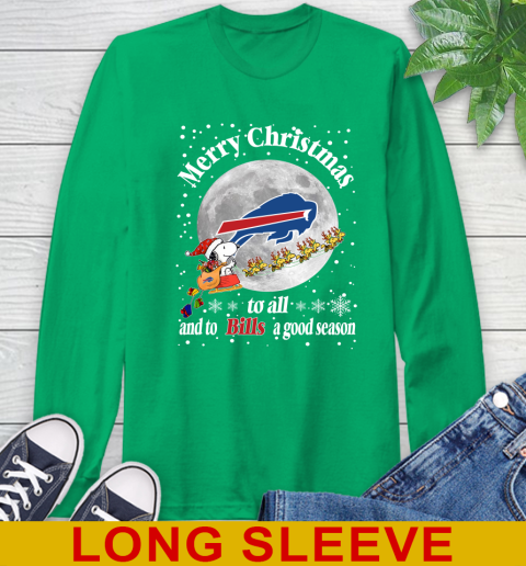 Buffalo Bills Merry Christmas To All And To Bills A Good Season NFL Football Sports Long Sleeve T-Shirt 8