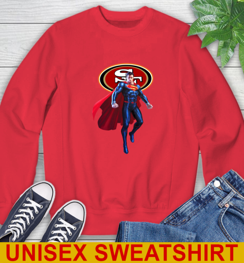 NFL Superman DC Sports Football San Francisco 49ers Sweatshirt 10