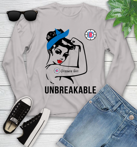 NBA Los Angeles Clippers Girl Unbreakable Basketball Sports Youth Long Sleeve 9