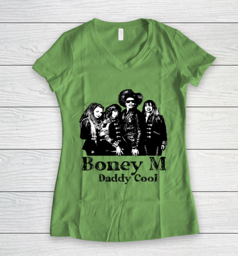 Boney M daddy Cool Rasputin Festival 1979 Women's V-Neck T-Shirt 5