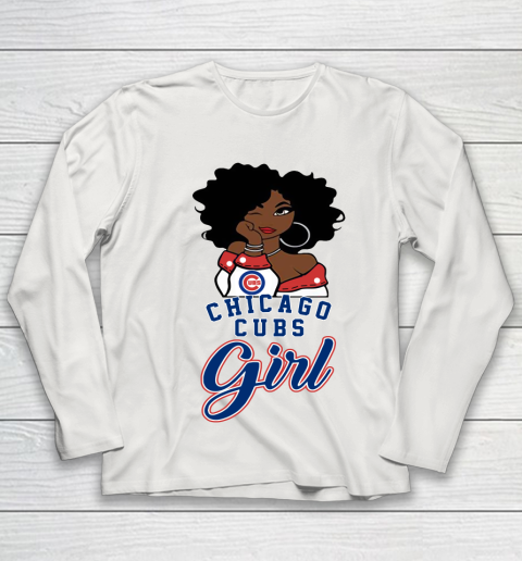 Chicago Cubs Girl MLB Youth Long Sleeve 11