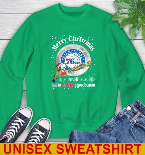 Philadelphia 76ers Merry Christmas To All And To 76ers A Good Season NBA Basketball Sports Sweatshirt 8