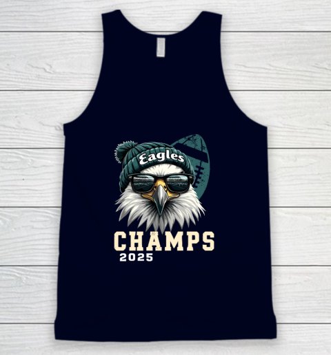 Eagles Sunglasses Championship 2025 Celebrated Eagles Tank Top 2