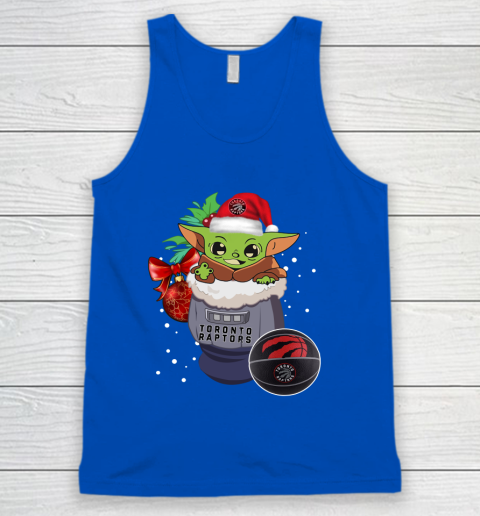 Toronto Raptors Christmas Baby Yoda Star Wars Funny Happy NBA Tank Top 5