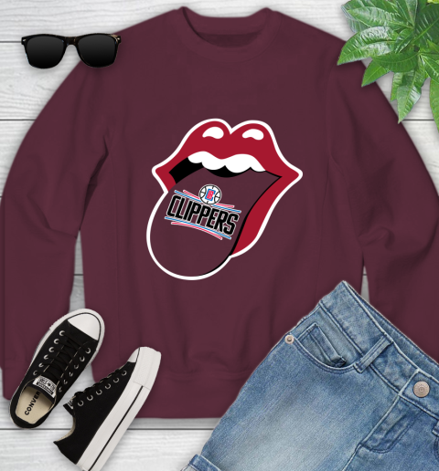 LA Clippers NBA Basketball Lips I Root For My Team Adoring Fan 119