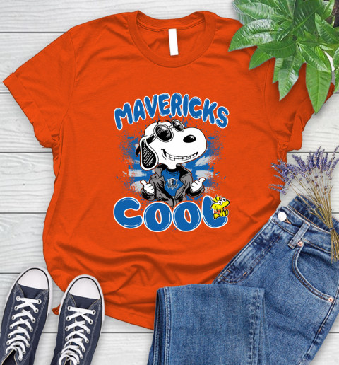 NBA Basketball Dallas Mavericks Cool Snoopy Shirt Women's T-Shirt 3