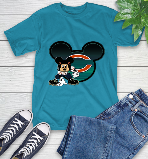 NFL Chicago Bears Mickey Mouse Disney Football T Shirt T-Shirt 8