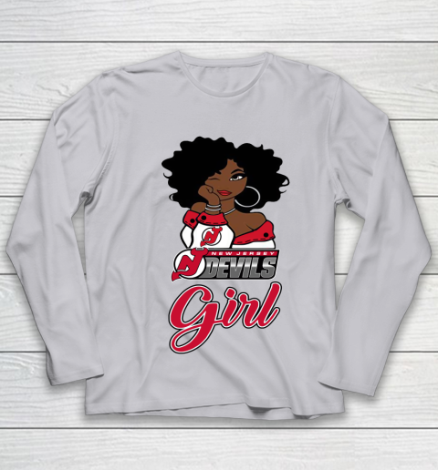 New Jersey Devils Girl NHL Youth Long Sleeve 5