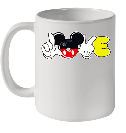 Utah Jazz NBA Basketball Love Mickey Disney Sports Ceramic Mug 11oz