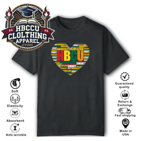 HBCU Heart Black College Alumni T-Shirt