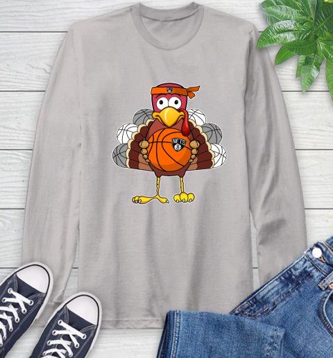 Brooklyn Nets Turkey thanksgiving day Long Sleeve T-Shirt 12