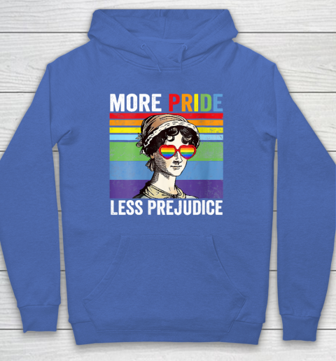 More Pride Less Prejudice Pride Month Funny Hoodie 6