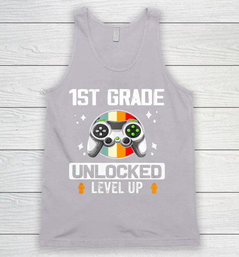 Next Level t shirts 1st Grade Unlocked Level Up Back To School First Grade Gamer Tank Top 3