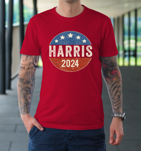Kamala Harris 2024 For President Campaign US Flag T-Shirt 8