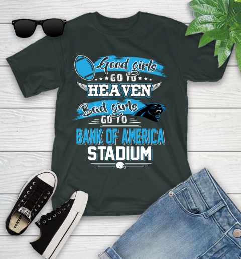 Carolina Panthers NFL Bad Girls Go To Bank of America Stadium Shirt Youth T-Shirt 6
