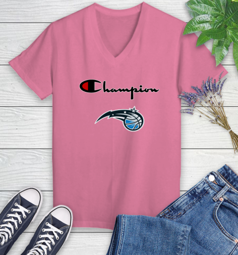 NBA Basketball Orlando Magic Champion Shirt Women's V-Neck T-Shirt 9