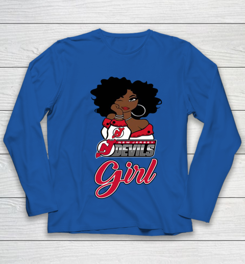 New Jersey Devils Girl NHL Youth Long Sleeve 9