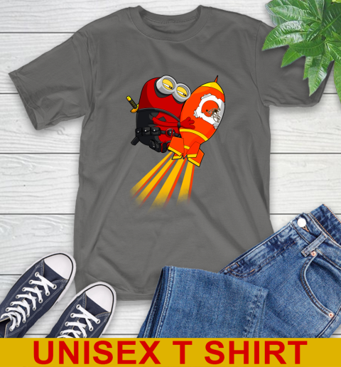 NFL Football Cleveland Browns Deadpool Minion Marvel Shirt T-Shirt 10