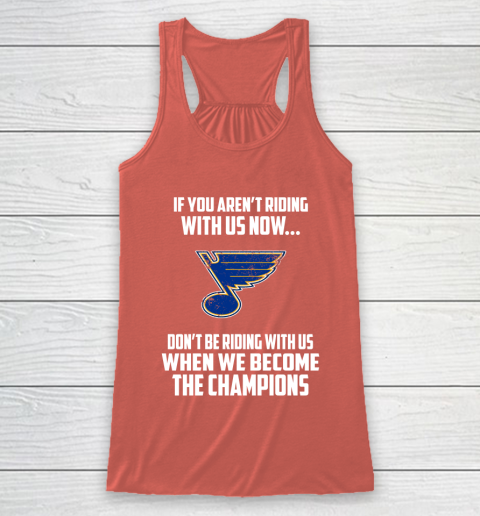 NHL St.Louis Blues Hockey We Become The Champions Racerback Tank 3