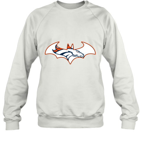 We Are The Denver Broncos Batman NFL Mashup Sweatshirt