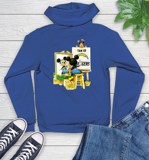 NFL Football Los Angeles Chargers Mickey Drawing Shirt 131