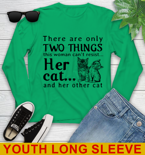 There are only two things this women can't resit her cat.. and cat 105