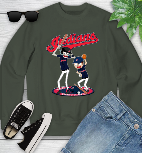 MLB Cleveland Indians Rick And Morty Baseball 124