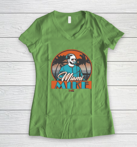 Miami Mike Women's V-Neck T-Shirt 4
