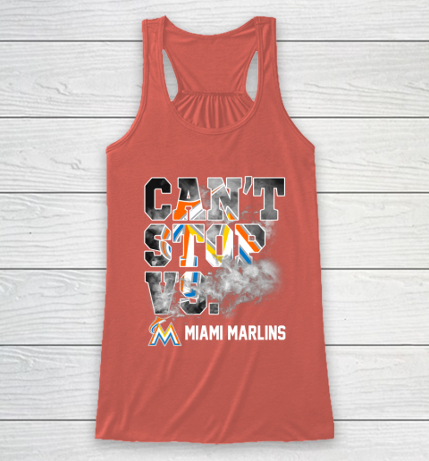 MLB Miami Marlins Baseball Can't Stop Vs Marlins Racerback Tank 3