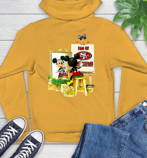 NFL Football San Francisco 49ers Mickey Drawing Shirt 14