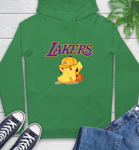 NBA Pikachu Basketball Sports Los Angeles Lakers Hoodie 8