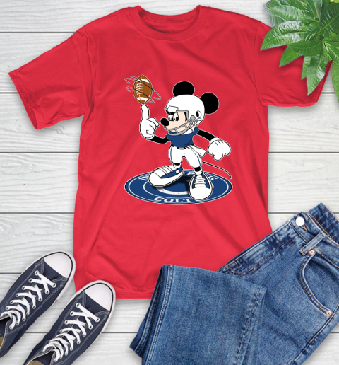 NFL Football Indianapolis Colts Cheerful Mickey Disney Shirt T-Shirt 11