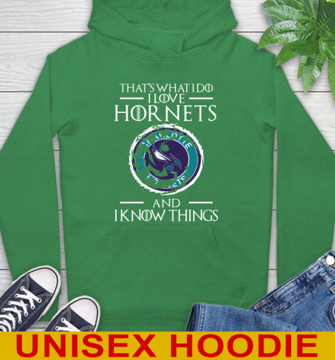 Charlotte Hornets NBA Basketball That's What I Do I Love My Team And I Know Things Game Of Thrones 20