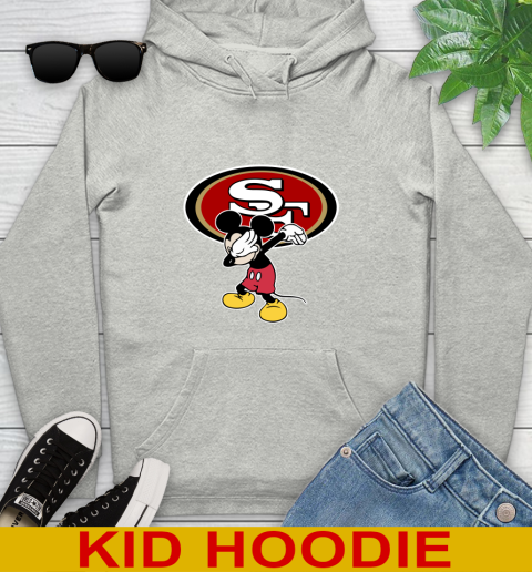 San Francisco 49ers NFL Football Dabbing Mickey Disney Sports Youth Hoodie