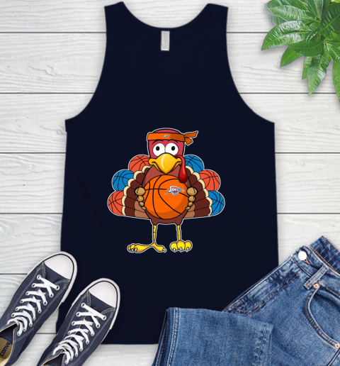 Oklahoma City Thunder Turkey thanksgiving day Tank Top 3